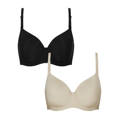 เสื้อชั้นในคุณแม่ตั้งครรภ์ mothercare black and nude smoothing t-shirt bras - 2 pack NC111