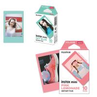 10-20 sheets Fujifilm Instax Mini 11 8 9 film pink side and blue side Fuji instant photo paper for 70 7s 50s 90 25 Share SP-1 2