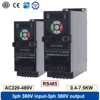 VFD สามเฟส380V เอาท์พุท0.4-7.KW เครื่องผสมอาหารเครื่องควบคุมความเร็วตัวคุมมอเตอร์ปั๊มพัดลมไดรฟ์ความถี่ตัวแปร