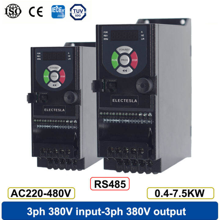 VFD สามเฟส380V เอาท์พุท0.47.KW เครื่องผสมอาหารเครื่องควบคุมความเร็วตัว