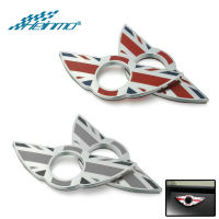 AFor MINI Clubman ประตูล็อค Pin Wing สติกเกอร์ตกแต่งสำหรับ MINI Cooper R56 R53 R55 R57 R58 F55 F57รถจัดแต่งทรงผม AccessoriesM