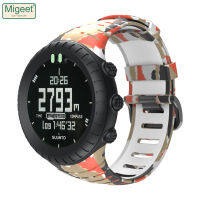 Migeet สายนาฬิการองรับ Suunto-Core,สายสมาร์ทวอท์ช TPU อะไหล่สายรัดกีฬาสายรัดข้อมือพิมพ์ลายสมาร์ทวอท์ชอุปกรณ์เสริมสำหรับผู้หญิงผู้ชาย