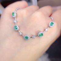 100% natural emerald bracelet anniversary birthday free party for girlfriend Premium luxury