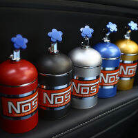 Creative car tide nd multifunctional car ashtray NOS nitrogen bottle with lid personality metal modification JDM