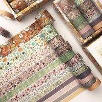 12ม้วน Washi กระดาษกาวภูมิทัศน์ตกแต่งกาวสมุด DIY กระดาษญี่ปุ่น3เมตร