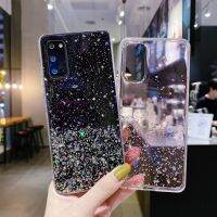 เนสแอร์♚Glitter ดาวโทรศัพท์กันกระแทกสำหรับ Vivo S9 X60 Y51 Y52S Y73S V20se Y70S V19 V17 Y50 Y19 Y20 S7 S6 X30 Soft Clear Back