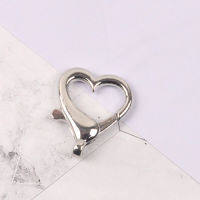 high quality heart shaped special shaped buckle small button lobster buckle hook