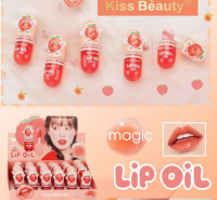 KISS BEAUTY LIP OIL MAGIC ? ลิปออยเปลี่ยนสี สีชมพู #70242-03(24Pcs in a box)