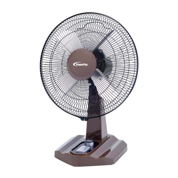 PowerPac 16 Inch Desk Fan With Oscillation (PPTF400) Lazada Singapore