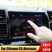 สำหรับ Citroen C5 Aircross 2017 2018 2019กระจกนิรภัยนำทางรถยนต์ป้องกันหน้าจอ LCD Touch Display ฟิล์มสติกเกอร์ป้องกัน