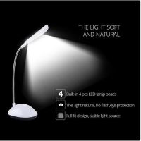 Led Desk Lamp Foldable Little Table Lamp Bedside Reading Eye Protection Night Light Use Battery