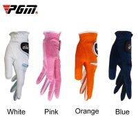 “：】、‘ PGM New Golf S Lady Left Right Hand Adjustable Breathable Womens Fiber Cloth Outdoor Sports Full Finger S