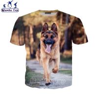 Mamba Top Mens T-Shirts 3D Hot Cute Animal German Shepherd Dog T Shirt Street Tees Women Tshirt Beach Hip Hop Men Pullover E019