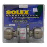 จัดส่งด่วน! ลูกบิดทั่วไป SOLEX 9500 AB หัวกลม สีทองเหลืองรมดำ SOLEX 9500 AB ANTIQUE BRASS ENTRANCE KNOB มืออาชีพเรื่องประตู ประตูราคาถูก พร้อมเก็บเงินปลายทาง