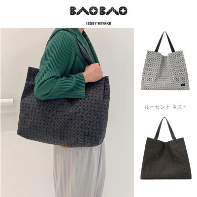 New ของแท้ 💯 กระเป๋า JAPAN BAO BAO แท้ issey miyake KURO tote bag/กระเป๋าถือ/กระเป๋าผู้หญิง/กระเป๋าผู้ชาย/กระเป๋าผู้ชาย