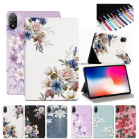 เคส TPU แบบฝาพับลายดอกไม้สำหรับ HUAWEI Honor Pad เคสหนังเด็ก2022 12.1นิ้ว V8 Honor Pad