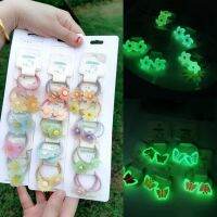 [COD] repellent luminous rubber band childrens baby hair simple all-match flower ring Korean style head accessories for women