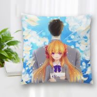 （ALL IN STOCK XZX）High quality custom Gekkan Shoujo Nozaki Kun square pillowcase zipper bedroom home pillowcase 20X20cm 35X35cm 40x40cm   (Double sided printing with free customization of patterns)