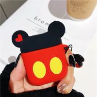 【In-demand】 Extreme Deals MALL เคสซิลิโคนลายการ์ตูน3D รูปเห็ดซุปเปอร์มาริโอสำหรับ Air Pods ฝาครอบหูฟัง1ชิ้นสำหรับเคสซิลิโคน