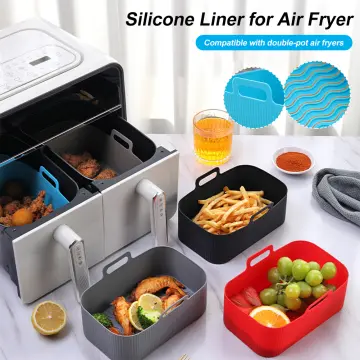 Foldable Air Fryer Silicone Basket Airfryer Oven Baking Tray Silicone Mold  Pizza Fried Reusable Pan Accessories - buy Foldable Air Fryer Silicone  Basket Airfryer Oven Baking Tray Silicone Mold Pizza Fried Reusable