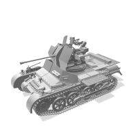 Ssmodel 72705 V1.7 172 3D พิมพ์เรซิ่นโมเดลเยอรมัน Flakpanzer I ausf. A A