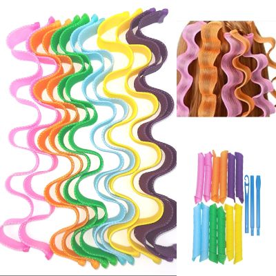 12pcs Magic Hair Curlers Rollers Wave Curls Styling Kit Heatless Hair Curler for Women Girl 39;sNo Heat Curlers for Long Hair