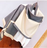 Luxury Letter Print Cashmere Scarf Winter Women Warm Blanket Shawls Wraps Pashmina Brand Blanket Female Thick Bufanda