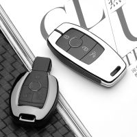 ♦ Hight quality Galvanized Alloy Car Key Cover Case For Mercedes benz A B R G Class GLK GLA E200 E200L W176 2 3 Buttons