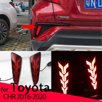 LED Reflector โคมไฟหมอกด้านหลังกันชนไฟเบรคสำหรับ Toyota C-HR CHR 2016-2020 Series