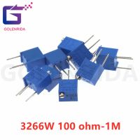 10pcs 3266W 3266 100 500 ohm 1K 2K 200K 500K 1M ohm Trimpot Trimmer Potentiometer