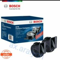 genuine ♛แตรหอยโข่งBOSCH EC6 แท้ 1คู่ ฟรีสายกราวด์2เส้น แตรรถยุโรป แตรรถกระบะ แตรเสียงเบ็นซ์ แตรBMW  แตรรถยนต์♡