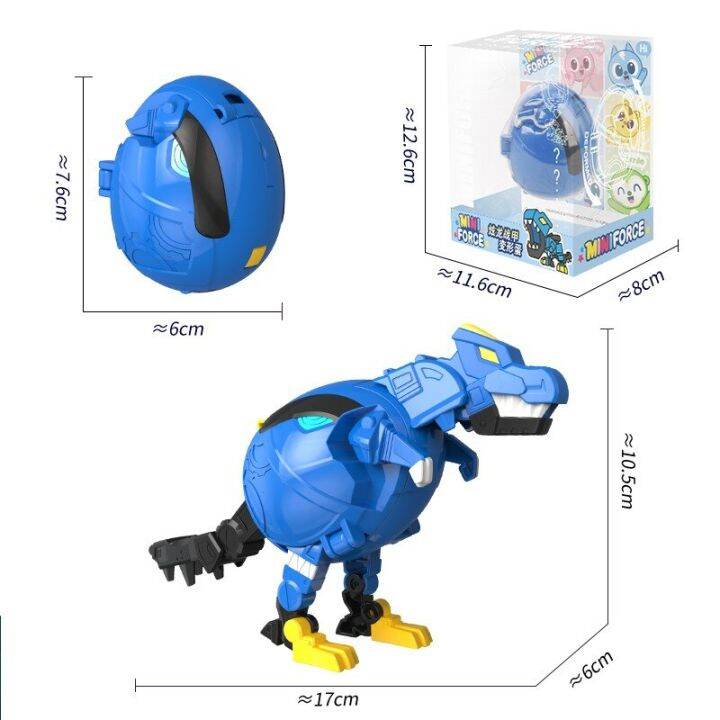 mini-force-super-gino-power-ไข่แปลงร่างหุ่นยนต์ของเล่นตัวเลขการกระทำ-miniforce-x-จำลองสัตว์แปลงร่างไดโนเสาร์ของเล่น