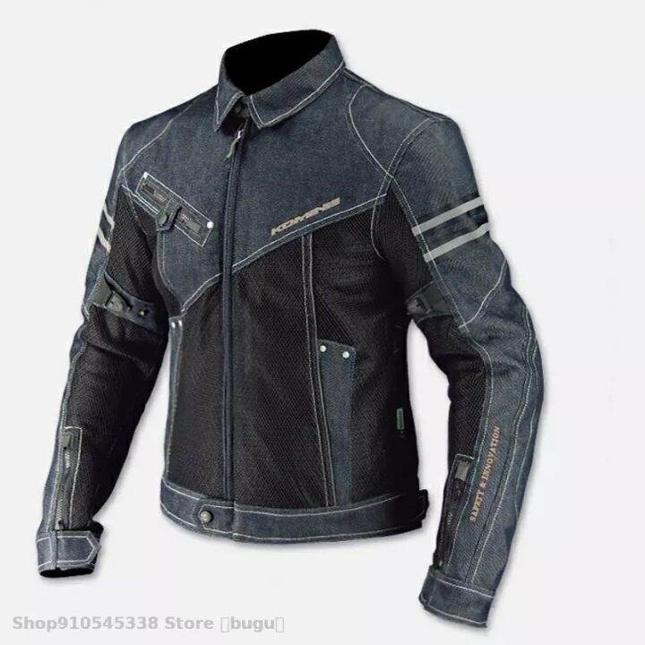 new-for-komine-denim-motorcycle-jacket-pants-glovves-suits-motorbike-riding-jacket-full-body-protective-gear-armor-clothing-h