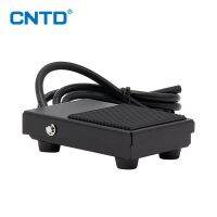 CNTD Foot Pedal Switch CFS-1 10A 250VAC 1NO1NC Self Reset Iron Shell Front End Push Foot Switch With Line  Power Points  Switches Savers