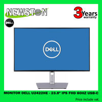 MONITOR (จอมอนิเตอร์) DELL U2422HE - 23.8" IPS FHD 60Hz USB-C