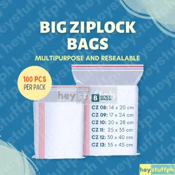 40 SHEIN Reusable Plastic Zipper Bags (Multiple Sizes)
