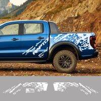 ◙✇ Pickup Stickers For Ford F150 Raptor Ranger Truck Graphic Splash Grunge Style Decor Decal Trunk Vinyl Cover Auto Accessories