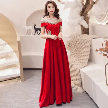 V Neck Backless Burgundy Lace Prom Dresses, Backless Wine Red Lace For –  jbydress