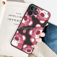 เคสฝาหลังซิลิโคน TPU แบบนิ่มสำหรับ VIVO Y19 Y51 Y5S Y85 V9 Y65 Y67 Y02S VIVO S1 Pro VIVO V15 V5S Y31ตัวการ์ตูนน่ารักใหม่ Lotso ลายหมีสตรอเบอร์รี่เคสป้องกันโทรศัพท์ตก