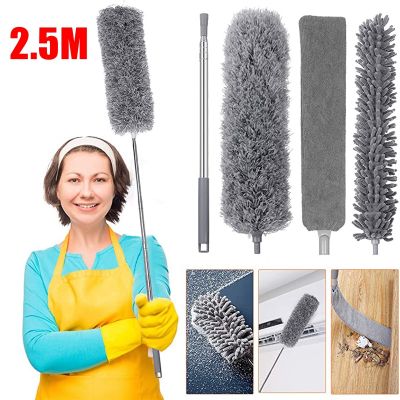 Microfiber Duster Long Extendable Duster Cleaner Brush escopic Catcher Mites Gap Dust Removal Dusters Home Cleaning Tools