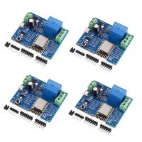 4X WIFI Relay Controller Module, DC 5V 8V-80V ESP8266 Wireless Controller Module ESP-12F for IOT Smart