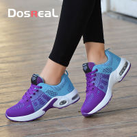 Sneakers Mesh Breathable Air Cushion Shoes Big Size 35-42 Up Sport Heighten