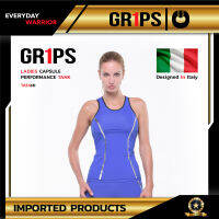 GR1PS LADIES CAPSULE PERFORMANCE TANK TATAMI เสื้อกล้ามออกกำลังกาย สีน้ำเงิน Size. M จาก Ai Company