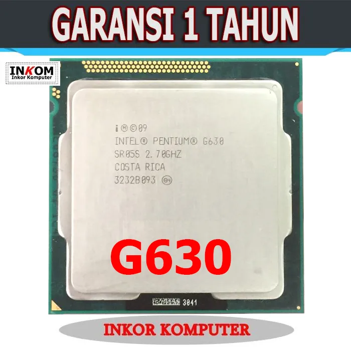 Processor Intel Pentium Processor G630 Socket Lga 1155 Lazada Indonesia 9362