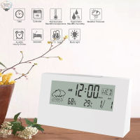 Hanks Electric Lcd Desk Alarm Clock With Calendar Digital Temperature Humidity Modern Home Office Watch