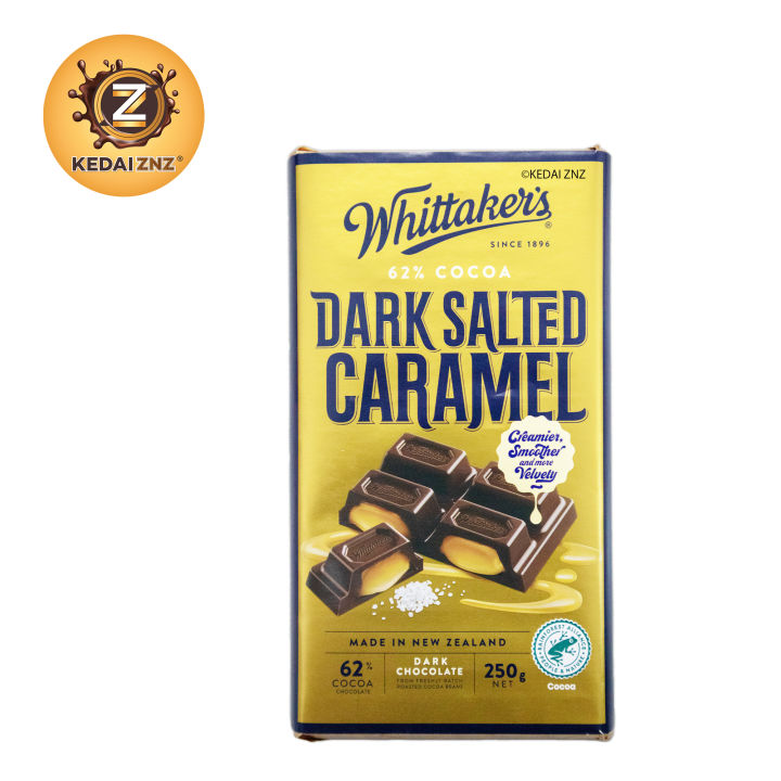 Chocolate Whittakers 62 Cocoa Dark Salted Caramel Chocolate Bar 250g Coklat Lazada 9576