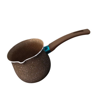 Single Handle Anti-scalding Coffee Pot Non-stick Pan Mini Milk Pot Ceramic Coffee Pot Non-stick Coating Milk Pan HE