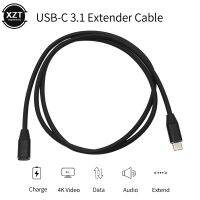 USB C Extension Cable Type C Extender Cord USB-C Thunderbolt 3 for MacBook Pro Nintend Switch USB 3.1 Charging Data Cable