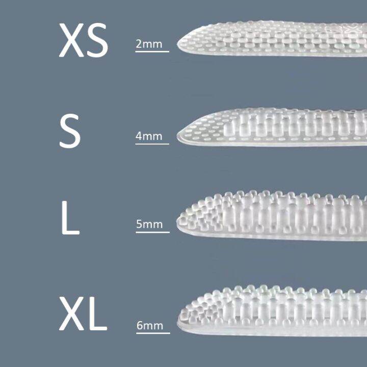 สติกเกอร์ป้องกันส้นเท้าซิลิโคนติดส้นเท้าสำหรับผู้หญิงผู้ชายแผ่นรองส้นเท้ากันลื่นแทรกกันลื่นแผ่นรองเท้านุ่มดูแลส้นเท้า