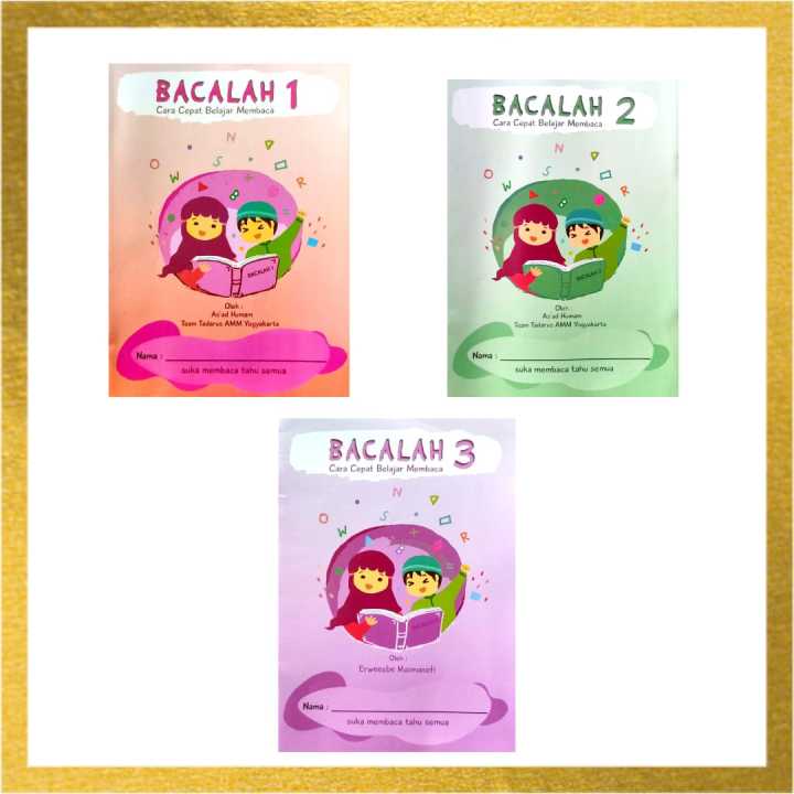 BUKU BACALAH JILID LENGKAP 1,2,3/BUKU BELAJARMEMBACA | Lazada Indonesia